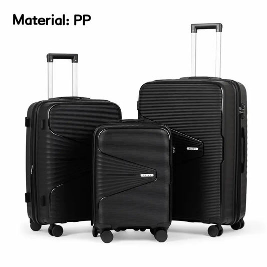 4 Piece Expandable Hardshell Luggage Set