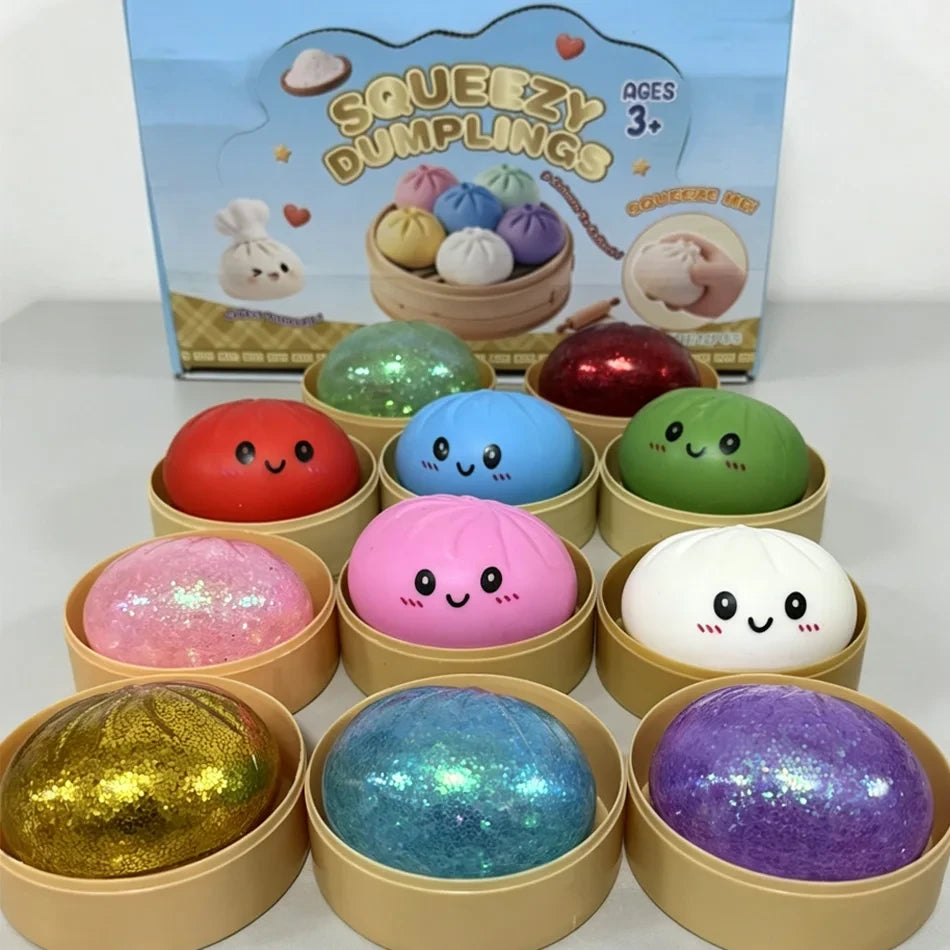 🎃The Cutest Halloween Squishy Gift Is Here! Halloween Dumpling Stress Relief Toy🎁
