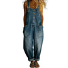 Vintage Wide Leg Denim Overalls