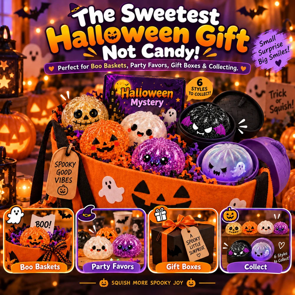 🎃Limited Stock: Festive Mystery Dumpling Squeeze Toy 🎁— Halloween & Christmas Special Editions