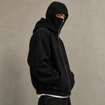 Anti Social Balaclava Zip-Up Hoodie