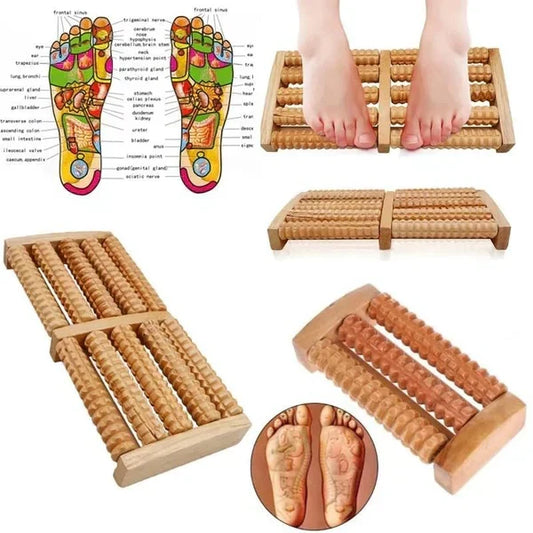 DeepRoll Wooden Foot Massager