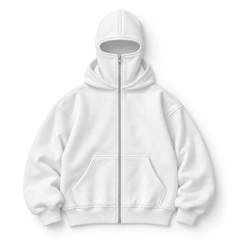 Anti Social Balaclava Zip-Up Hoodie