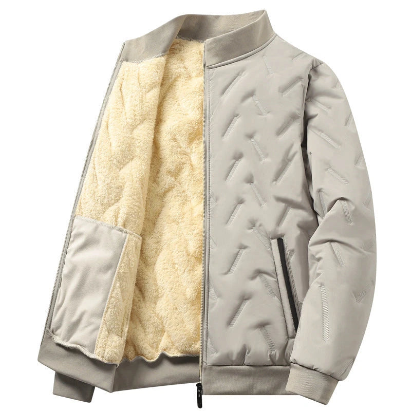Fleece Lined Casual Sports Jacket